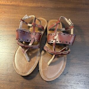 NWOT Mossimo Brown Sandals